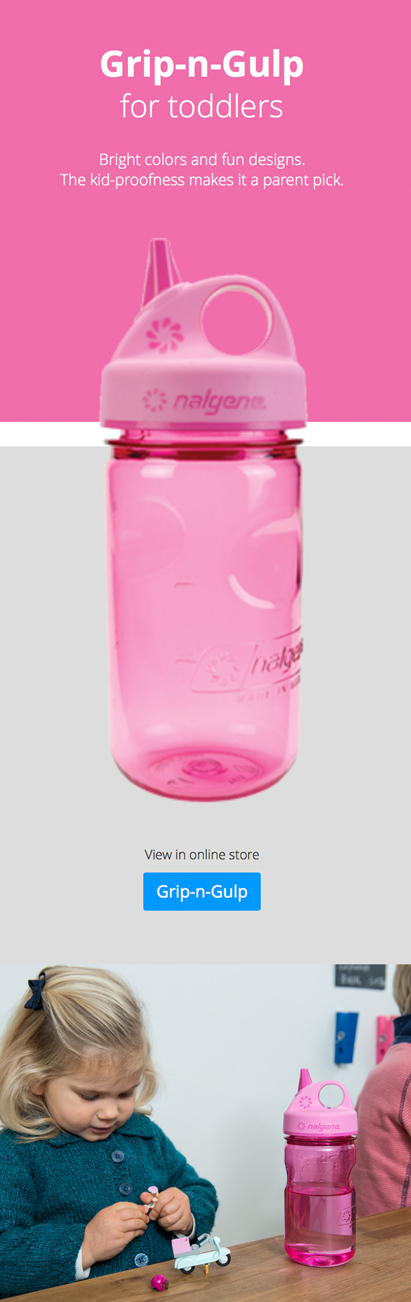 Grip-n-Gulp bottles for toddlers