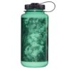 Recyclable water bottle with dinosaur graphic, BPA-free, eco-friendly hydration, Nalgene durable plastic.